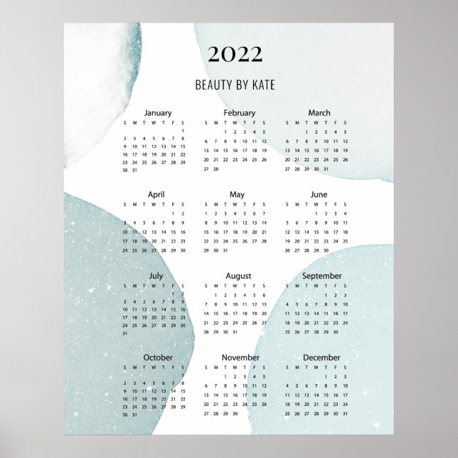 Modern, Calender 2022 Poster (Framsidan)