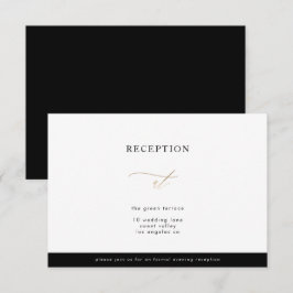 Modern calligrafi av guld-calligrafi inbjudningar