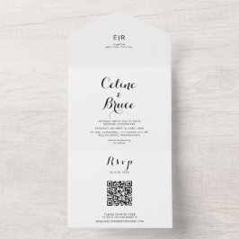 Modern calligrafi Bröllop