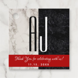 Modern calligrafi Bröllop Gåvor Etiketter