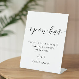 Modern calligrafi Bröllop Open Pub