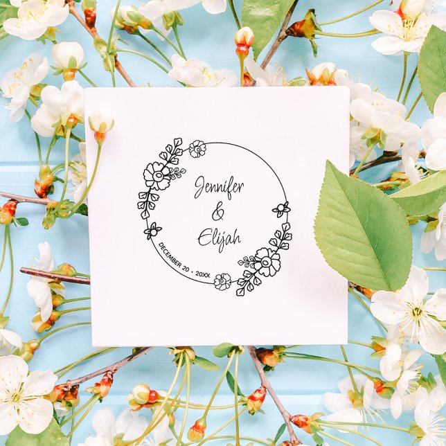 Modern calligrafi Bröllop Stämpel (Skapare uppladdad)