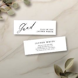 Modern calligrafi - enkelt Studenten Namn-kort