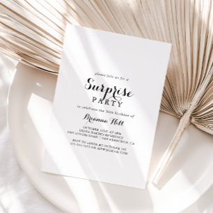 Modern calligrafi i Party Inbjudningar