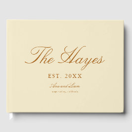 Modern calligrafi Personlig Bröllop Gästböcker