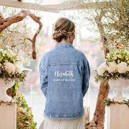 Modern calligrafi-skript Maid of honor Bröllop