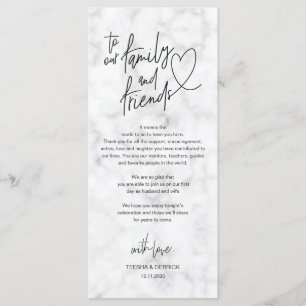 Modern calligrafi Ställe-inställning tackkort Program