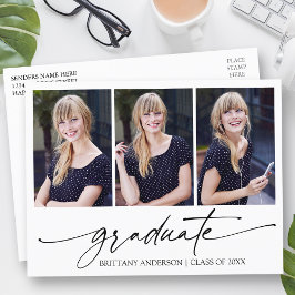 Modern Calligraphy Bläck Script 3 Photo Studenten Vykort