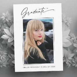 Modern Calligraphy Bläck Script Student Photo Meddelande