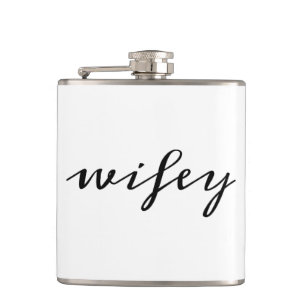 Modern Calligraphy Black Wifey Script Fickplunta