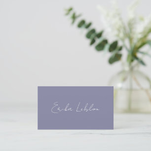 Modern Calligraphy Blue Basic