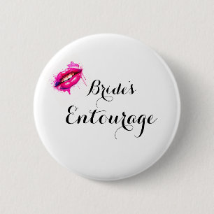 Modern calligraphy Brides Entourage Knapp