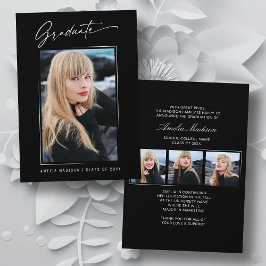 Modern Calligraphy Elegant Bläck Script 4 Photo Gr Meddelande