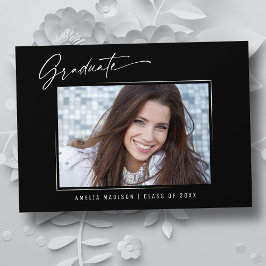 Modern Calligraphy Elegant Bläck Script Studenten Meddelande