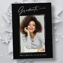 Modern Calligraphy Elegant Bläck Script Studenten Meddelande