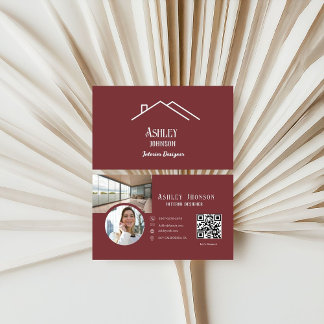 Modern Calligraphy House Décor Insida Designer Visitkort