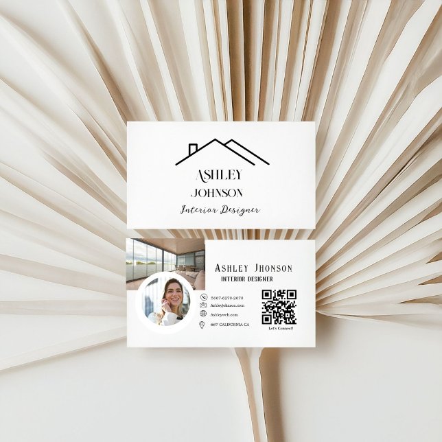 Modern Calligraphy Insida Designer Visitkort (Skapare uppladdad)