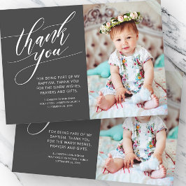 Modern Calligraphy Photo Baptism Tack