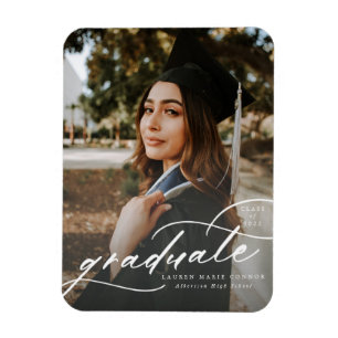Modern Calligraphy Photo Studenten Magnet