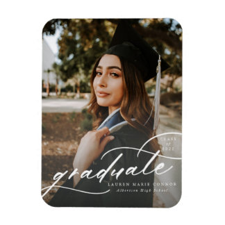 Modern Calligraphy Photo Studenten Magnet