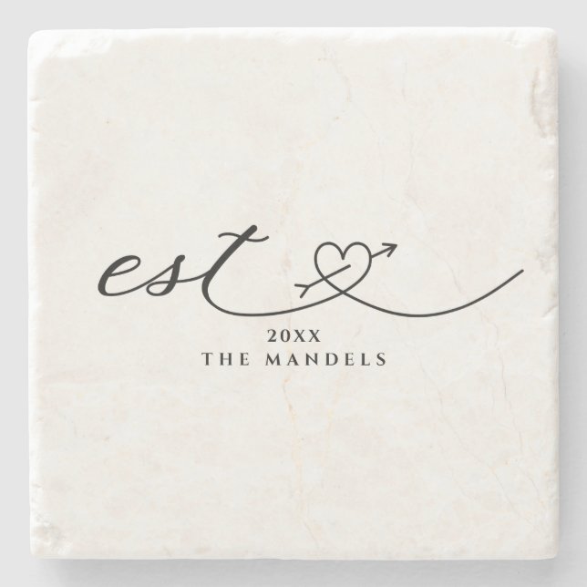 Modern Calligraphy Script-Personlig Stenunderlägg (Framsidan)