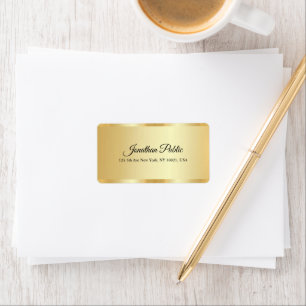 Modern Calligraphy-skript för enkel Elegant Namn G Adressetikett