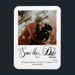 Modern Calligraphy-skript - fotospara datum Magnet<br><div class="desc">Minimal- och elegant-design skriver ut Modern Calligraphy Script Photo Spara datum magneter som kan anpassas med din text. Klicka på knappen "Anpassa" och använda verktyg som är utformat för att ändra mallen. Kolla in Graphic Art Design-arkivet för andra produkter som matchar den här designen!</div>