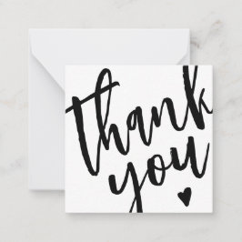 Modern Calligraphy Small Business - tack för ditt  Anteckningskort