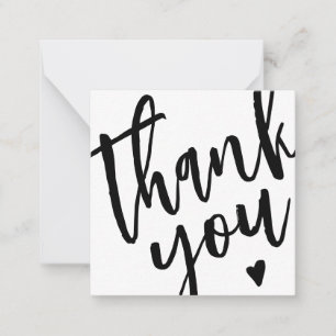 Modern Calligraphy Small Business - tack för ditt Anteckningskort