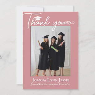 modern Calligraphy Student Photo Tack Kort