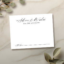 Modern Calligraphy Studenten RÅD & önskemål Anteckningskort