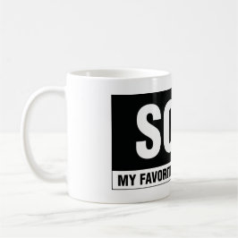 Modern calligraphymugg för fastighet kaffemugg