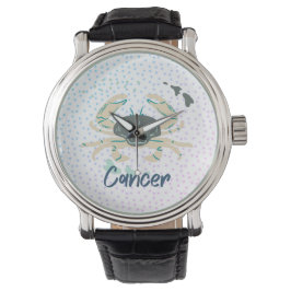 Modern Cancer Crab Zodiac Armbandsur
