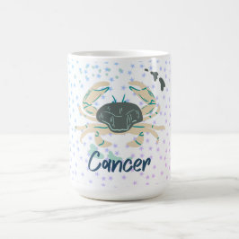 Modern Cancer Crab Zodiac Kaffemugg