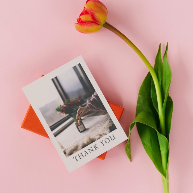 Modern Candle Care Photo - tackkort Visitkort (Skapare uppladdad)