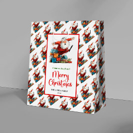 Modern Cartoon Santa Claus playful holiday