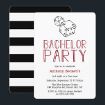 Modern Casino Night Sällskapsfest Inbjudan<br><div class="desc">Fira i stil med dessa trendiga sällskapsfest inbjudningar. Designen är enkel att anpassa med din egen text och dina familjer och vänner kommer att vara överlyckliga när de får dessa fantastiska fest inbjudningar.</div>