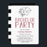 Modern Casino Night Svärmöhippa Inbjudan<br><div class="desc">Fira i stil med dessa trendiga svärmöhippa inbjudningar. Designen är enkel att anpassa med din egen text och dina vänner och familj kommer att vara överlyckliga när de får dessa fantastiska fests-inbjudningar.</div>