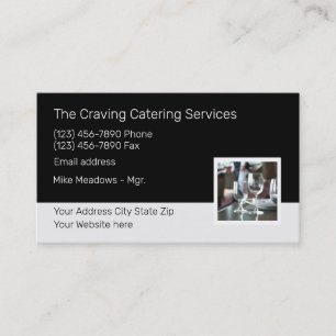 Modern Catering Services-mall Visitkort