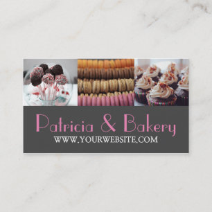 Modern Catering Sweets Shop Affärskort Visitkort