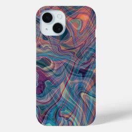 Modern Celestial Marble Liquid Art Telefonskal - A