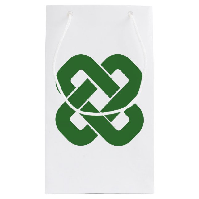 Modern Celtic Knot Art Gift Bag (Baksidan)