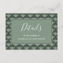 Modern Celtic Knot Irish Bröllop Detail