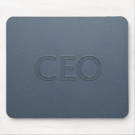 Modern CEO Präglad exekutiv skiffergrå Musmatta
