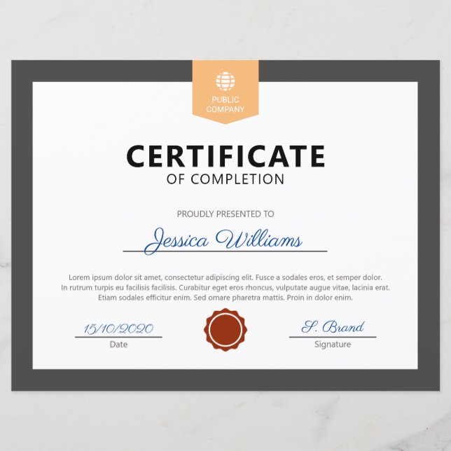 Modern certifiering av slutförande (Framsida)