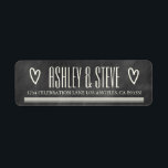 MODERN CHALKBOARD BRÖLLOP ADRESSETIKETTER RETURADRESS ETIKETT<br><div class="desc">MODERN CHALKBOARD BRÖLLOP ADRESSETIKETTER</div>