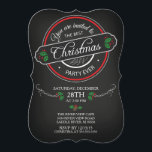 Modern Chalkboard God Jul Party-inbjudan Inbjudningar<br><div class="desc">Modern Backet-huggen Chalkboard Bästa julparsinbjudan med contemporary-typografi,  med grönt holly löv & red-bär på en populär svart kritbakgrund. Snyggt- och chic-christmas-inbjudan till alla dina kommande vinter-gäster...  kontor party,  företag party,  cocktail party firande och middag party.</div>