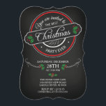 Modern Chalkboard God Jul Party-inbjudan Inbjudningar<br><div class="desc">Modern Backet-huggen Chalkboard Bästa julparsinbjudan med contemporary-typografi,  med grönt holly löv & red-bär på en populär svart kritbakgrund. Snyggt- och chic-christmas-inbjudan till alla dina kommande vinter-gäster...  kontor party,  företag party,  cocktail party firande och middag party.</div>