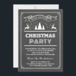 Modern Chalkboard Typography-jul Party Inbjudningar<br><div class="desc">Skapa din inbjudan till perfekt med de här fördesignade mallarna. Du kan enkelt anpassa den så att den blir unik. Om du vill göra ytterligare anpassningar klickar du på länken "anpassa ytterligare" och användor vår verktyg som är enkel att använda för att ändra mallen. Om du föredrar Avsluta /projektionsyta för...</div>