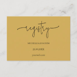 Modern Charming Terracotta Autumn Tilläggskort